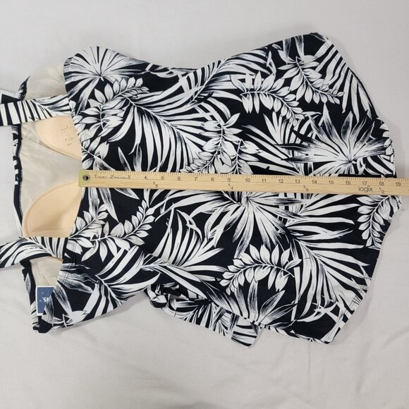 Silhouette Solution Women's Bathing Swimming Swim Suit Black & White Size 18 New - Picture 4 of 5